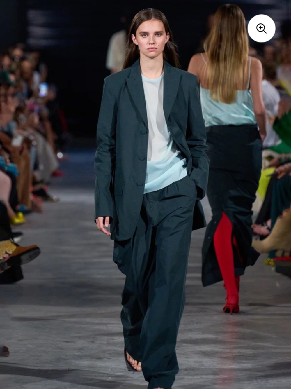 Arun Suiting Asymmetrical Pleat Stella Pant